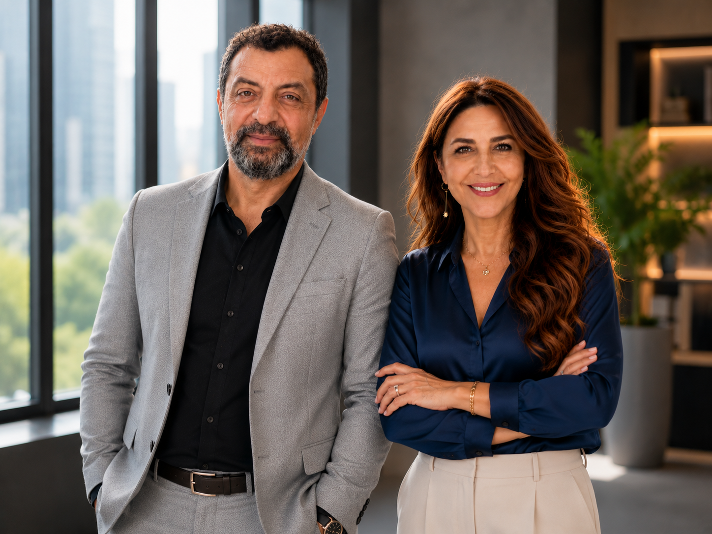 Nazy Rafaeil and George Mansoor in Woodland Hills, CA